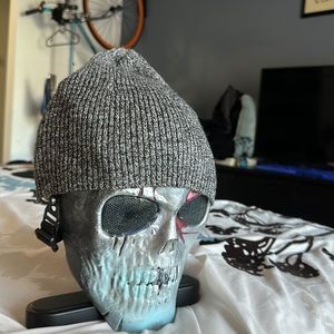 Grey Carbon Brand Stretchy Beanie